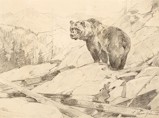 CARL RUNGIUS (1869-1959), Sketch for Silvertip