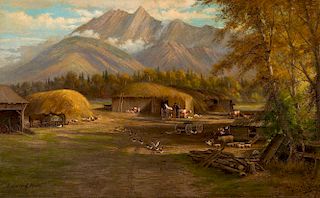 EDWARD HILL (1843-1923), Adamson's Ranch, Utah