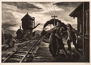 THOMAS HART BENTON (1889-1975), Morning Train
