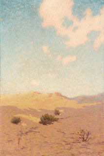 WARREN ROLLINS (1861-1962), Sunrise on the Desert