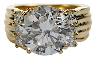 Fine 5.39 Carat Diamond Ring