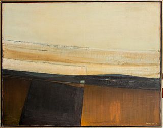 Raimonds Staprans "Winter Fields" Oil on Canvas