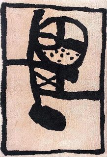 Alan Davie 'Lucy Mat' Modern Wool Tapestry