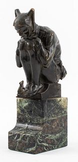 Johann Wolfgang Elischer Bronze Jester & Mouse