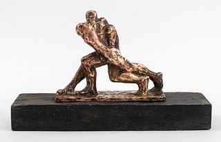 Hunt Diederich Art Deco Boxers Bronze Sculpture