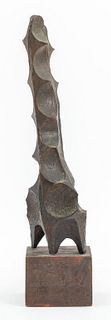 Brutalist Abstract Expressionist Bronze Sculpture