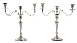 Pair of English Silver-Plate