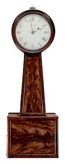 John Currier Mahogany Banjo Clock
