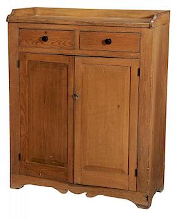 American Country Pine Jelly Cupboard