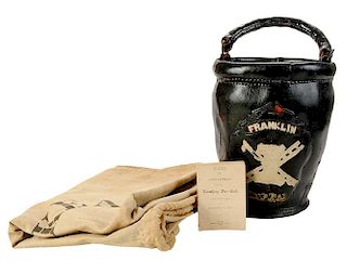 Franklin Fire Bucket, Naumkeag Canvas