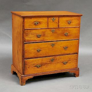 Pine Two-drawer Blanket Chest
