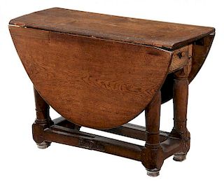 Early English Oak Gate-Leg Table