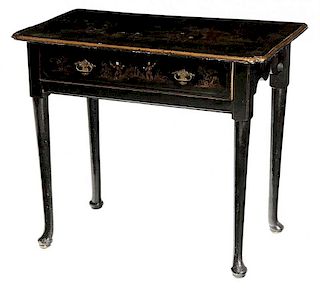 Queen Anne Japanned Dressing Table