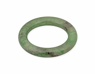 A jade bangle bracelet