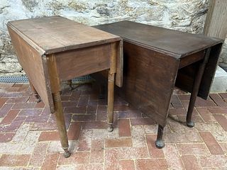 Two Drop-Leaf Tables