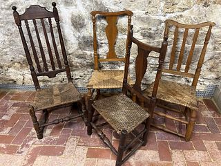 Four New England Chairs