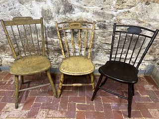 Three Windsor Chairs