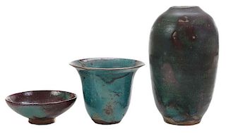 Three Pieces of Jugtown Ware