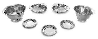 * A Collection of American Silver Articles, 20th Century, comprising a Towle Silversmiths Revere bowl, a F.B. Rogers Silver Co.
