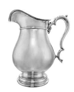 An American Silver Pitcher, International Silver Co., Meriden, CT, in the Beacon Hill pattern.