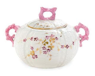 A Belleek Echinus Teapot Height of teapot 4 7/8 inches.