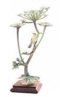 A Royal Worcester Dorothy Doughty Bird Height 18 1/2 inches.