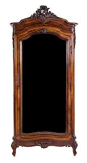 A Louis XV Style Armoire Height 94 1/2 x width 43 x depth 25 inches.