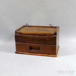 Wooden Shoeshine Stand