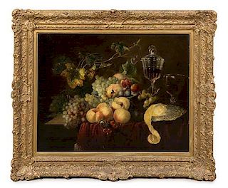 Dutch School, (19th Century), Still Life with Fruit and Citrus Peel