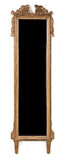 * A Continental Giltwood Pier Mirror Height 43 inches.