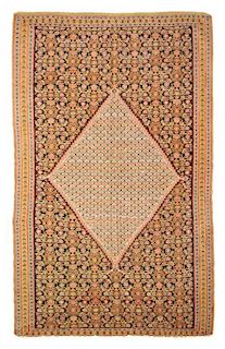 A Northwest Persian Flatweave Carpet 6 feet 6 1/2 inches x 4 feet 1/4 inches.