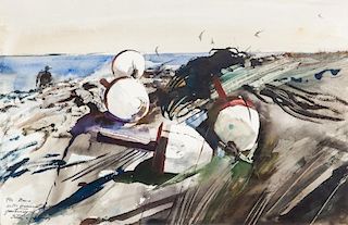 Andrew Newell Wyeth (1917-2009) Terns on Little Green Island