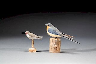 Hummingbird and Barn Swallow by Peter Peltz (1915-2001)