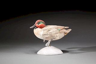 Green-Winged Teal Drake by Roger C. Mitchell (b. 1944)