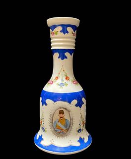 19th Century Persian Qajar Porcelain Hand Painted Hookah