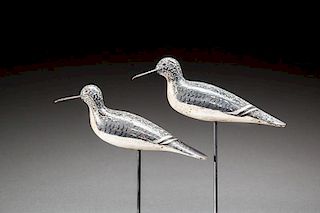 Willet Pair by Mason Decoy Factory (1896-1924)