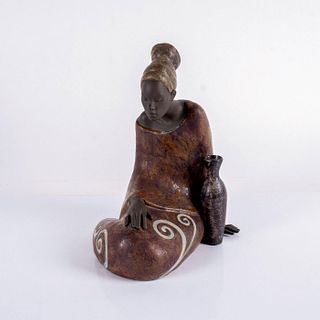 African Woman 1012473 - Lladro Porcelain Figurine