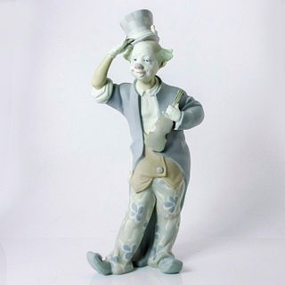 Clown With Violin 1011126 - Lladro Porcelain Figurine