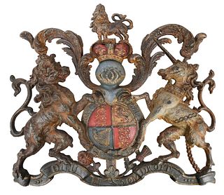 English Cast Iron Royal Warrant 