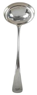 American Coin Silver Ladle, Henry Foster