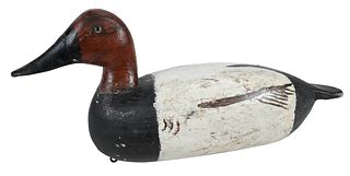 Charles Schoenheider Jr. Canvasback Duck Decoy