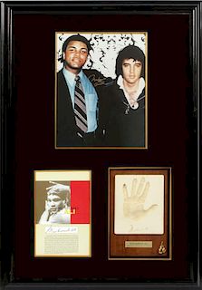 MUHAMMAD ALI AUTOGRAPHED PHOTOGRAPH COLLAGE