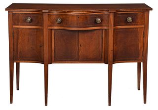 Diminutive New England Federal Style Sideboard