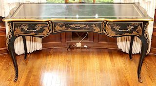 KARGES LOUIS XV STYLE CHINOISERIE DECORATED DESK