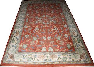 INDIAN ORIENTAL STYLE HAND-WOVEN RUG