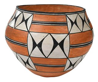 Acoma Pueblo Polychrome Pot