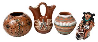 Four Pieces of Pueblo Pottery