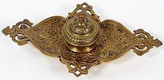 INDIAN BRASS INKWELL