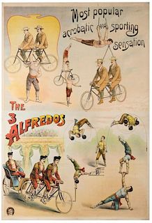 The Three Alfredos. Most Popular Acrobatic and Sporting Sensation.