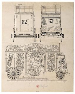 Design of the Columbia Circus Wagon.